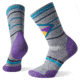 Smartwool PhD Outdoor Medium Pattern Crew Socks - Womens, Lunar Gray, Large, SW001300E47-L