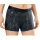 Smartwool PhD Printed Cropped Short - Men's -Charcoal/Black-Large
