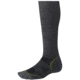 Smartwool PhD Run Graduated Compression Light Sock - Men's-Light Gray-Large