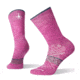 Smartwool PhD Run Light Elite Crew Socks - Womens, Meadow Mauve, Large, SW001438A22-L