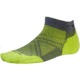 Smartwool PhD Run Light Elite Low Cut Sock - Mens-Graphite/Smartwool Green-X-Large