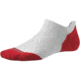 Smartwool PhD Run Light Elite Micro Sock - Womens-White/Hibiscus-Large