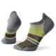 Smartwool PhD Run Light Elite Pattern Micro Socks, Ash, Medium, SW001215069-M