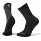 Smartwool PhD Run Light Elite Print Crew, Deep Navy, Large, SW001162092-L
