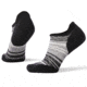 Smartwool PhD Run Light Elite Striped Micro Socks - Womens, Black/Light Gray, Large, SW000772007-L