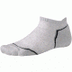 Smartwool PhD Run Light Micro Sock - Men's-Silver Gray Heather-X-Large