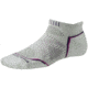 Smartwool PhD Run Light Micro Sock - Women's-Silver Grey Heather-Small