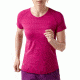 Smartwool PhD Run Short Sleeve Crew - Women's-Berry-Large