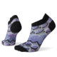 Smartwool PhD Run Ultra Light Hex Print Micro Socks - Womens, Purple Mist, Medium, SW001232A26-M