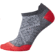 Smartwool PhD Run Ultra Light Micro Sock - Women's-Medium Gray-Medium