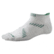 Smartwool PhD Run Ultra Light Micro Sock - Women's-Silver Grey Heather-Medium