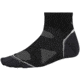 Smartwool PhD Run Ultra Light Mini Sock - Men's -Black/White-Large