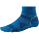 Smartwool PhD Run Ultra Light Mini Sock - Men's -Black/White-Small