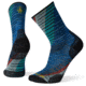 Smartwool PhD Run Ultra Light Print Crew Socks - Mens, Bright Blue, Large, SW001256378-L