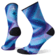 Smartwool PhD Run Ultra Light Print Crew Socks - Womens, Deep Navy, Medium, SW001235092-M