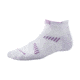 Smartwool PhD Running Light Micro Sock - Women's-Small-Silver/Violet