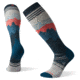 Smartwool PhD Ski Medium Alpenglow Pattern Socks, Ash, Extra Large, SW001285069-XL