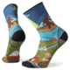 Smartwool PhD Ultra Light Monster Camping Crew Socks, Multi Color, Extra Large, SW004095150-XL