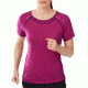Smartwool PhD Ultra Light Short Sleeve - Womens, Berry, Extra Small, SW0SO134044XS