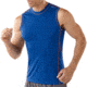 Smartwool PhD Ultra Light Sleeveless Top - Mens-Bright Blue-Small
