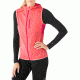 Smartwool PhD Ultra Light Sport Vest Womens, Bright Coral, L, SW016030494-L