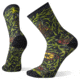 Smartwool PhD Ultra Light Vine Pattern Print Crew Socks, Multi Color, Large, SW004096150-L