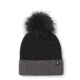 Smartwool Powder Pass Beanie, Black/Medium Gray Heather, One Size, SW000464250-1FM