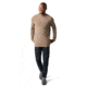 Smartwool Ripple Ridge Crew Sweater - Mens, Camel Heather/Military Olive Heather, Medium, SW016424E51-M