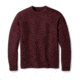 Smartwool Ripple Ridge Crew Sweater - Mens, Tibetan Red H-Charcoal Heather, Large, SW000297A78-L