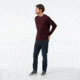 Smartwool Ripple Ridge Crew Sweater - Mens, Tibetan Red Heather/Charcoal Heather, Extra Large, SW000297A78