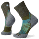 Smartwool Run Targeted Cushion Mid Crew Socks - Mens, Military Olive, Medium, SW001663D11M