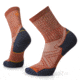 Smartwool Run Targeted Cushion Pattern Mid Crew Socks, Picante, Large, SW001664J331-L