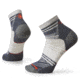 Smartwool Run Zero Cushion Ankle Pattern Socks, Ash, Large, SW0016540691-069 ASH-L