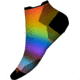Smartwool Run Zero Cushion Pride Rainbow Print Low Ankle Socks, Multi Color, Small, SW0020811501-S
