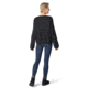 Smartwool Shadow Pine Cable V-Neck Sweater - Womens, Charcoal Heather, Medium, SW016394010-M