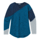 Smartwool Shadow Pine Colorblock Sweater - Womens, Alpine Blue Heather/Ocean Abyss Heather Marl, Extra Small, SW016395E79-XS