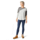 Smartwool Shadow Pine Colorblock Sweater - Womens, Ash Heather, Medium, SW016395047-M