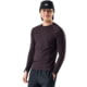 Smartwool Classic Thermal Merino Base Layer Crew - Men's, Charcoal Linear Peaks, Small, SW016349R42100S000