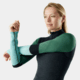 Smartwool Intraknit Thermal Merino Base Layer Colorblock 1/4 Zip - Womens