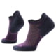 Smartwool Run Targeted Cushion Low Ankle Socks - Women's, Purple Iris-Charcoal, Large, SW001671R59100L000