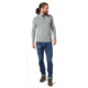 Smartwool Sparwood Half Zip Sweater - Mens, Lunar Gray Donegal, Extra Large, SW016427E67-XL