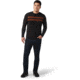 Smartwool Sparwood Stripe Crew - Mens, L13 Charcoal Heather-Picante Heather, Medium, SW016474L13M