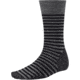 Smartwool Stria Ultra Light Crew Casual Sock - Men's-Black-Large