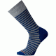 Smartwool Stria Ultra Light Crew Casual Sock - Men's-Dark Blue Heather-X-Large
