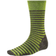 Stria Ultra Light Crew Casual Sock - Mens-SmartWool Green-X-Large