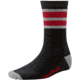Smartwool Striped Hike Light Crew Sock - Kid's-Charcoal-Medium