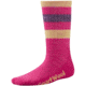 Striped Hike Light Crew Sock - Kids-Bright Pink-Small