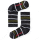 Smartwool Striped Hike Light Crew Sock - Kids, Charcoal, Large SW001212003-L