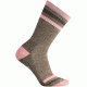 Smartwool Striped Hike Light Crew Sock - Women's-Fossil-Small