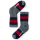 Smartwool Striped Hike Medium Crew Sock - Kids, Medium Gray, Large SW001213052-L
